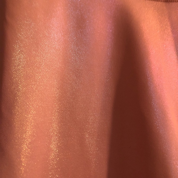 Carbon38 NWOT high rise shine full length leggings iridescent champagne pink - Picture 4 of 9